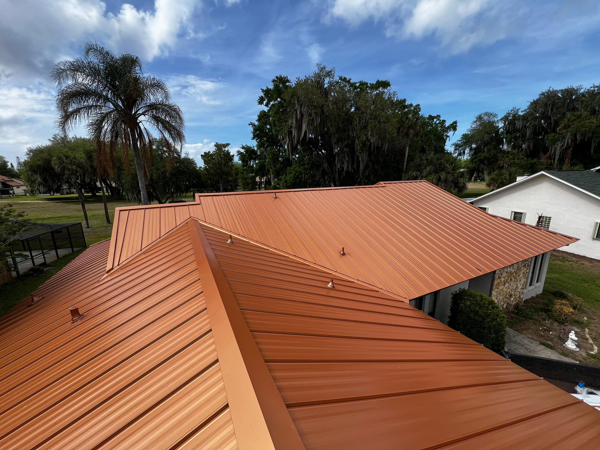 Striated-Metallic Copper